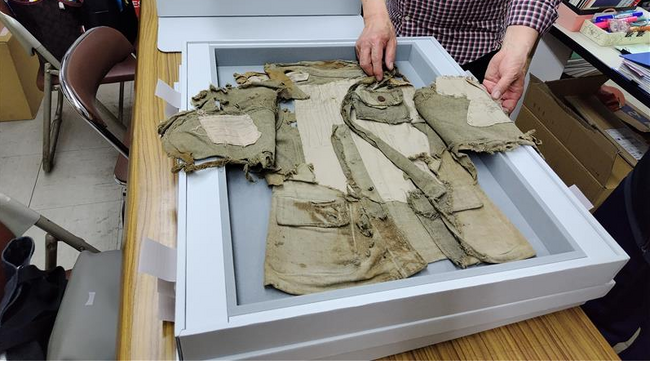 朝日地球会議2025 被爆衣類やガザ・ウクライナの写真を展示