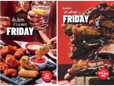 【TGI フライデーズ】新グランドメニュー解禁。“アメリカンの楽しさ” を再デザインした新たなメニュー体験。