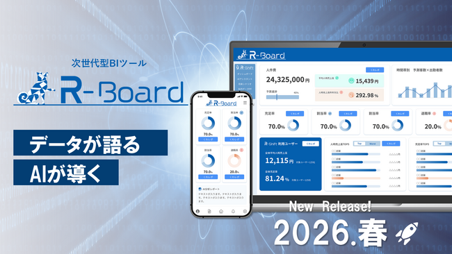 “データはあるのに活かせない”悩みを解決──AIが次の一手を教えてくれる経営支援ツール『R-Board』2026年春スタート