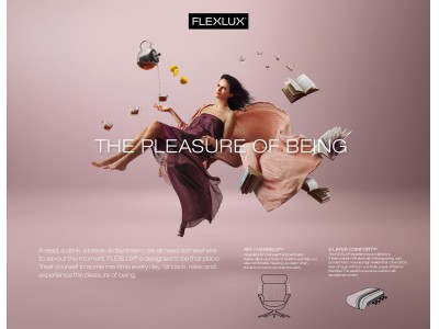 女性のリラクゼーションをサポートするデンマーク発の新たなリクライニングブランドが日本初上陸！「FLEXLUX（フレックスラックス）」新発売　