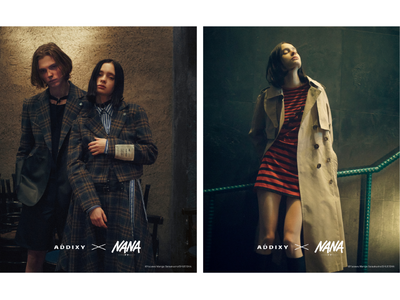 アパレルブランド「ADDIXY」×漫画『NANA』コラボレーション全商品のラインナップを発表。東京・大坂...