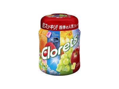 息スッキリ「クロレッツ」から、フルーツフレーバー続々新発売！“季節のアソートボトル”と”グレープフルーツ”のガム、さらに“ピーチヨーグルト”のタブレットも登場