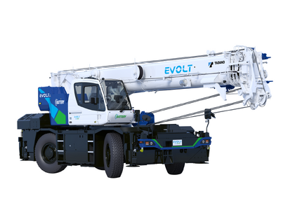 世界初※1、フル電動ラフテレーンクレーン「EVOLT eGR-250N」2023年12月8日（金）より発売開始