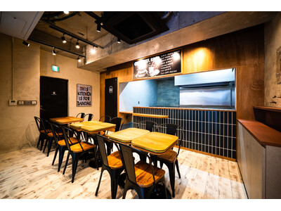 バーガーショップ「OLU BURGER KYOTO」新店舗「南船場店」の空間内装をStandardがデザイン