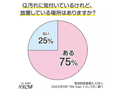 75%が汚れに気付いているけど後回し　大掃除前に要チェック！“見て見ぬふり”しがちな掃除ランキング発表