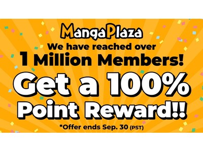 �S�čő勉�̃f�W�^���}���K�X�g�A�wMangaPlaza�x����o�^�Ґ�100���l��˔j�I
