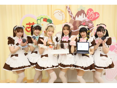 あっとほぉーむカフェのメイドが、聴覚障がいのある方へ出張お給仕イベントをVUEVOを使って開催しました