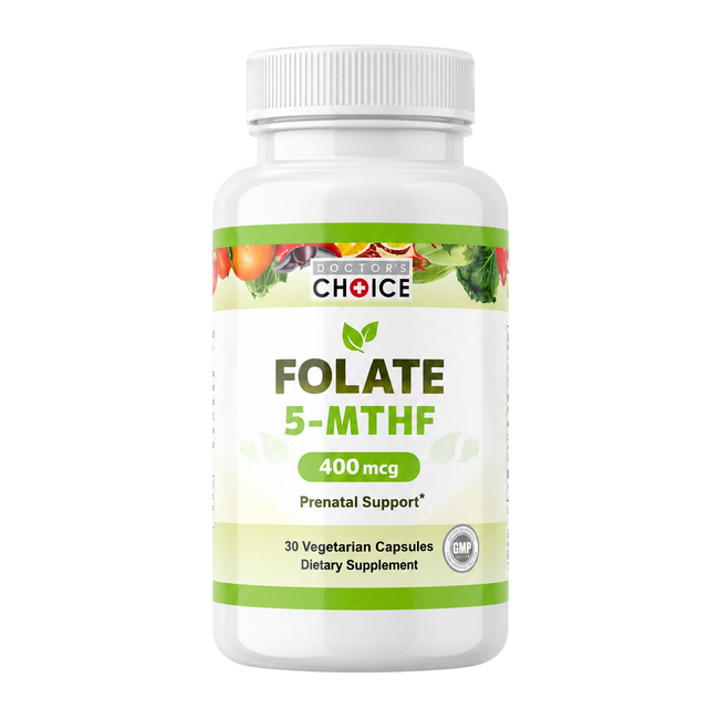 5-MTHFを400μg配合した葉酸サプリメント 「ドクターズチョイス 天然型葉酸5-MTHF」を販売開始