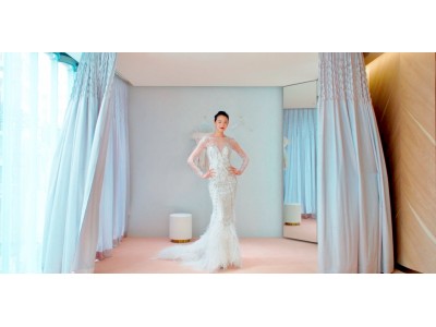 冨永愛が世界初の『VOGUE』のドレスショップ、「VOGUE Wedding Salon」をスペシャルビデオで紹介！　独占入荷ブランドの豪華ウエディングドレス姿を披露。