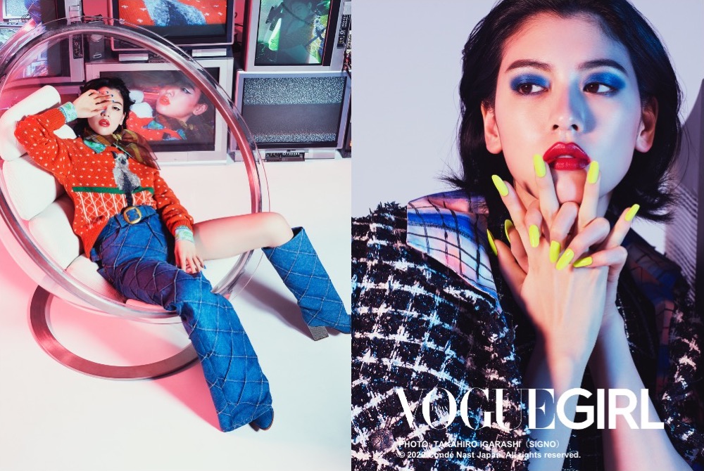 『VOGUE GIRL』アナログにタイムスリップ！人気企画「GIRL OF THE MONTH」に三吉彩花が登場。