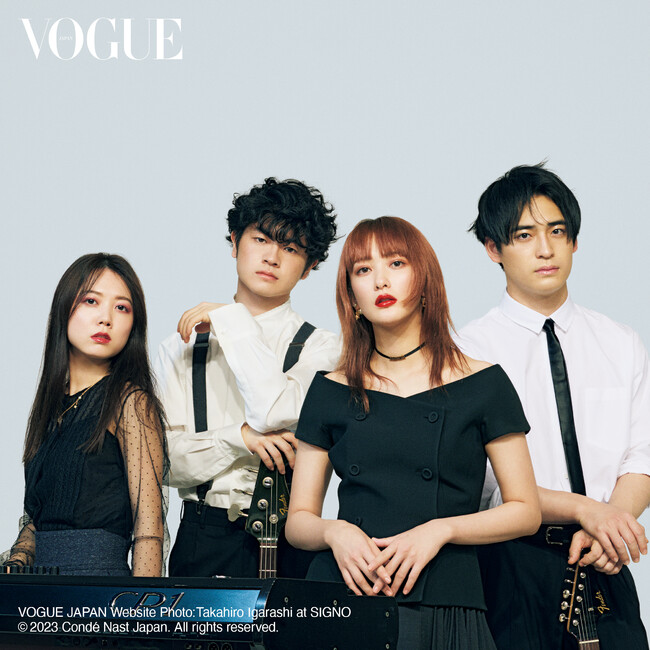 日本を代表するアーティストへの階段を登り始めた緑黄色社会が『VOGUE JAPAN』に登場！パルファン・クリスチャン・ディオール伝説のリップを纏ったスペシャルシューティング公開。のメイン画像