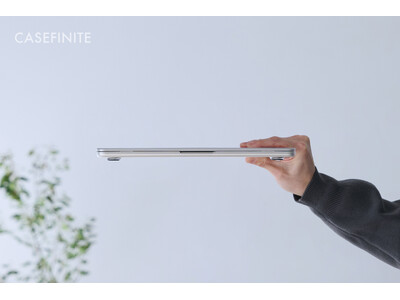 CASEFINITE、「ほぼ、裸。」の装着感を追求した「THE FROST AIR」よりMacBook ...