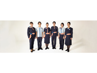 国際線新ブランド「Air Japan」のボーダレスな制服をオンワード商事が製作　　　　　　多様な人材の活躍を目的に、性別を問わず、自分らしく着こなせるデザイン