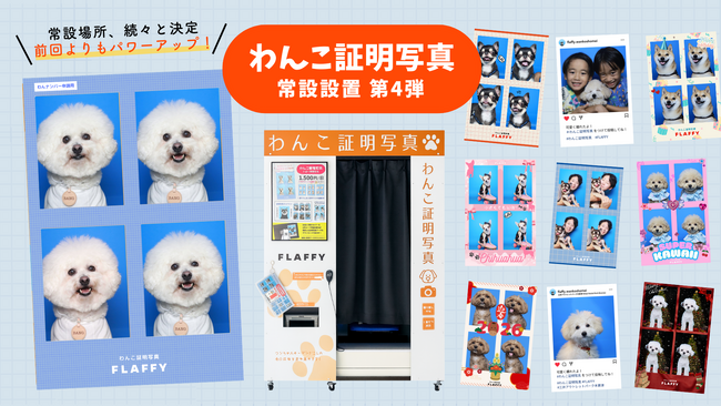 FLAFFY「わんこ証明写真」、千葉県木更津市の三井アウトレットパーク