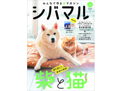 SNSで話題の柴犬と猫との暮らしを大特集！ 人気投稿のウラ側などファン必見の柴犬専門マガジン『シバマル』Vol.6が3月31日（火）発売