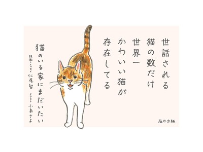 【世話される猫の数だけ世界一かわいい猫が存在してる】短歌エッセイ集『猫のいる家にまだいたい』が9月30日発売