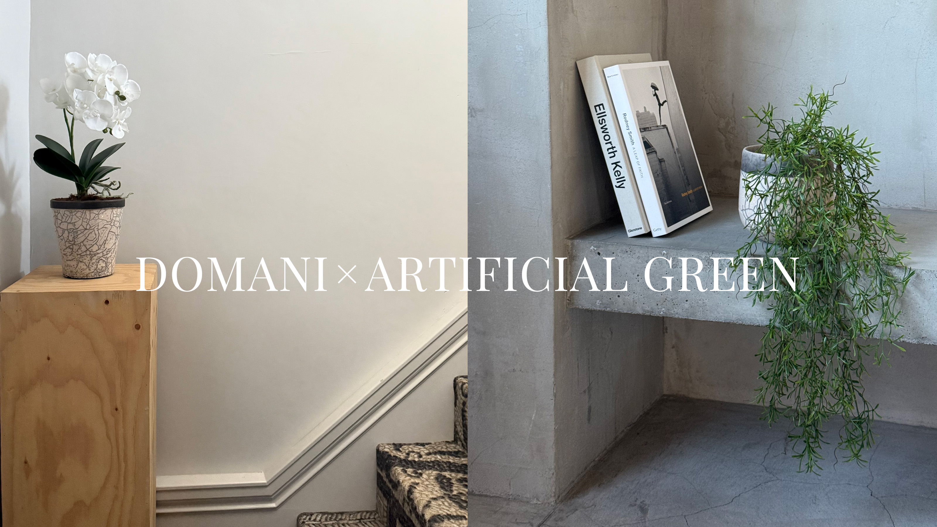 置くだけで、空間に”緑の景色”を。DOMANI × Artificial Green セット販売開始