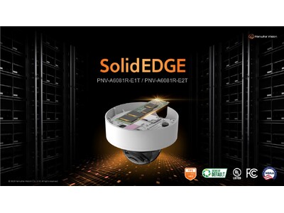 ハンファジャパン、サーバー内蔵型SSDセキュリティカメラ「Solid EDGE」の販売を発表