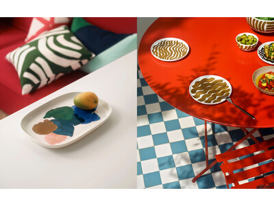 【マリメッコ】ホームコレクションにハンドペイントで描かれた新作プリントのテーブルウェアなどが登場
