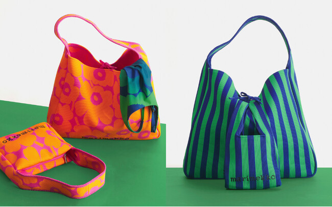 [マリメッコ]目を惹くビビットカラーで彩られた新作ニットバッグが登場。のメイン画像