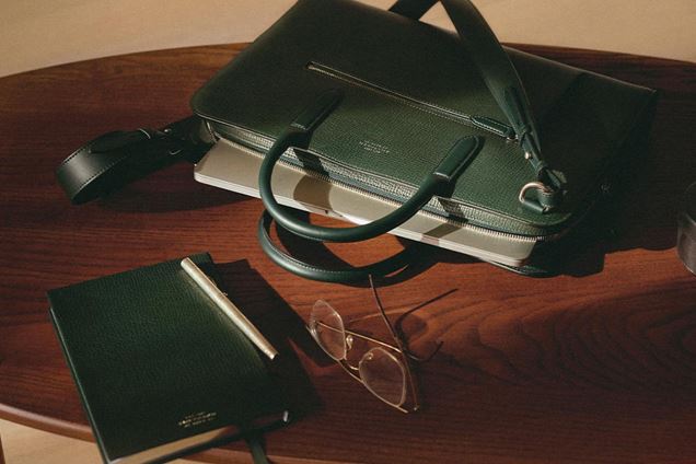 【SMYTHSON】LUDLOW BOTTLE GREEN　ボトルグリーンが彩る、ラドローコレクション