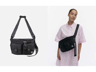 [マリメッコ]Wear all day bagsシリーズに新型スリングバッグが登場。ジャカードと陰影で表現されたウニッコがスタイリングのアクセントに。