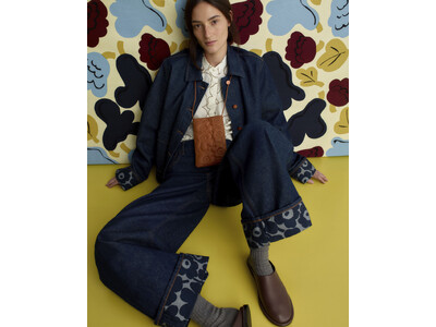 [マリメッコ] デニムコレクション「Marimekko Maridenim」に折り返しデザインのセットアップなど、多彩な新スタイルが登場。8月7日(金)より公式オンラインストアにて先行予約がスタート。