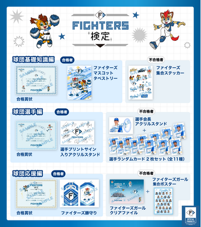 <本日開始>Oshicoco×「北海道日本ハムファイターズ」『FIGHTERS検定』が本日10時より開始。