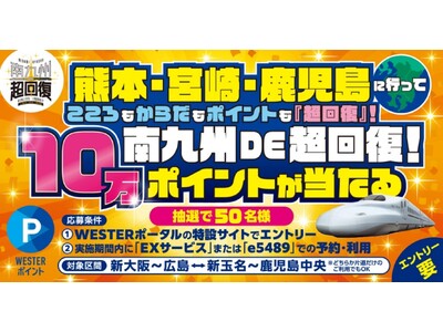 「南九州DE超回復！10万ポイントが当たる」