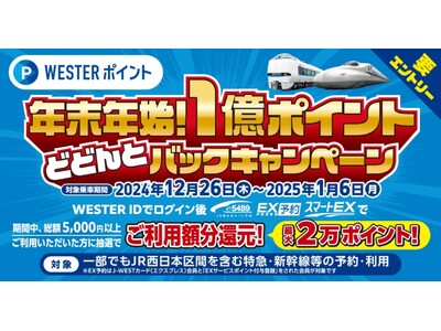 ＼年末年始！／1億ポイントどどんとバックキャンペーン