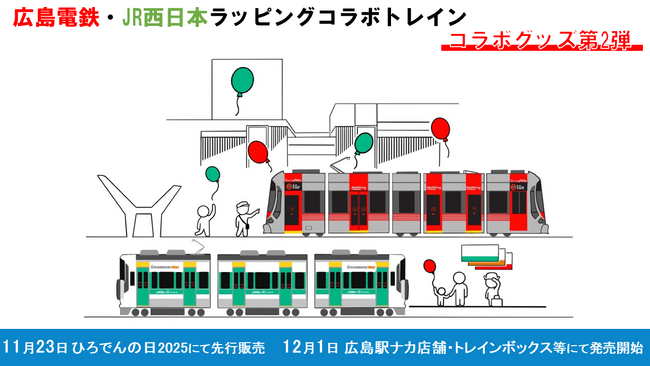 広島電鉄・JR西日本ラッピングコラボトレイングッズ第2弾新登場！