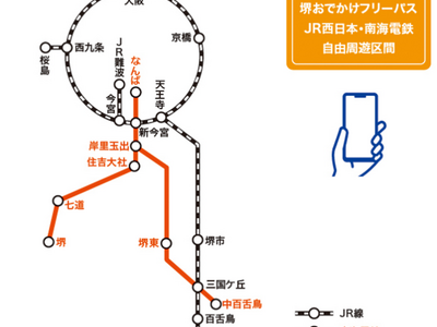 ご好評につき「堺おでかけフリーパス」を今年も発売します！