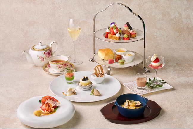 【ホテルグランヴィア大阪】旬のいちごとコク深いショコラが織りなす冬限定アフタヌーンティーセットを2店舗にて販売