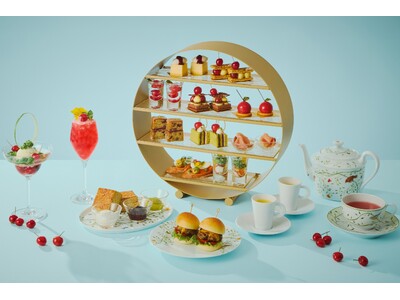 【大阪ステーションホテル、オートグラフ コレクション】みずみずしく初夏を彩る　さくらんぼアフタヌーンティー　甘酸っぱくジューシーで、つややかな果実を堪能　冷涼感あふれるパフェも登場