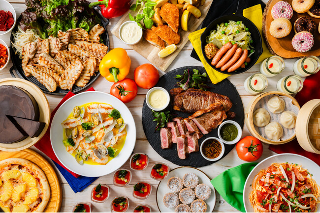 【ホテルグランヴィア広島】まるで“世界一周”！19か国のグルメを味わう贅沢「旅するビュッフェ 世界美食めぐり」抹茶のモンブラン＆ローストビーフが今フェアもランチ限定で登場！