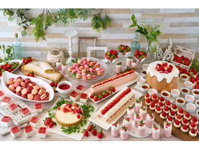 【ホテルグランヴィア京都】人気のフレッシュ苺3種食べ放題のほか、今年は京都産にこだわった苺をボックスで提供 苺づくしのスイーツバイキング開催のお知らせ