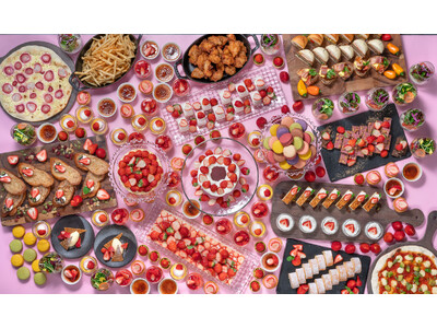 【ホテルグランヴィア岡山】“苺”のシーズン到来！心躍る苺スイーツが勢揃い！「ストロベリースイーツブッフェ」を開催