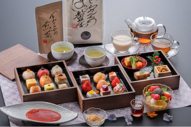 【ホテルグランヴィア岡山】～和食と和スイーツをアフタヌーンティースタイルで～日本料理「いちごのアフタヌーンティー」を販売
