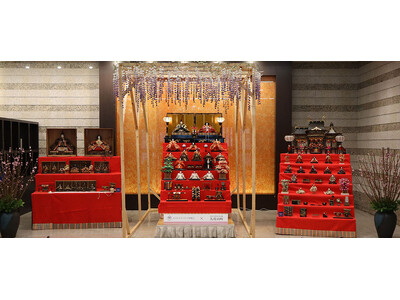 ～ホテルグランヴィア和歌山×九度山町～古き時代のお雛様がロビーを彩ります！