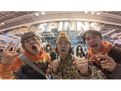 高感度なハイファッションをエンタメとして発信するYouTubeクリエイター集団「ポーカーズ」が、SPINNSにてコーディネートバトルを開催！ポーカーズが厳選した古着アイテムを全国5店舗で発売決定！