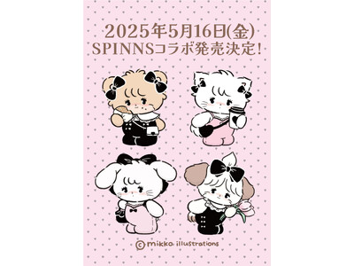 人気イラストレーター「mikko」とSPINNSの第2弾コラボアイテムが公開!