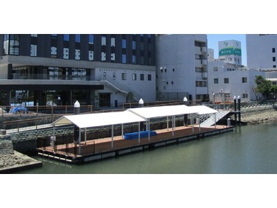 【徳島市】徳島市新町橋河畔桟橋が７月18日（土）から供用開始します！