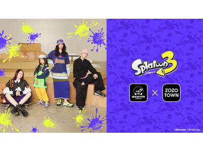 スプラトゥーン3 ゲソタウンとZOZOTOWNのコラボ第2弾！ZOZOTOWN限定のアパレルコレクションを10月30日より販売！コラボアイテムを展示するポップアップイベントを原宿で開催