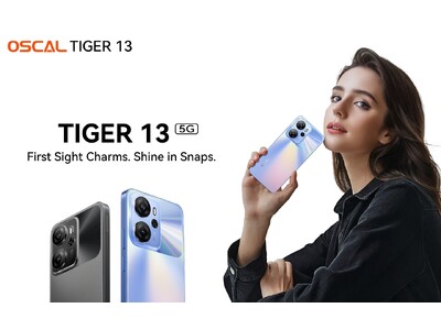 最新格安スマホ『OSCAL TIGER 13』発表！ワールドプレミア期間中に129.99ドルで購入可能！90Hz/UNISOC Tiger T760/Android14/16GB+256GB/5G対応