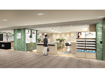 【大阪・梅田】1日約40万人が行き交う地下街で、似合うメガネに出会える店舗『眼鏡市場 ホワイティうめだ店』が6月26日（金）にリニューアル
