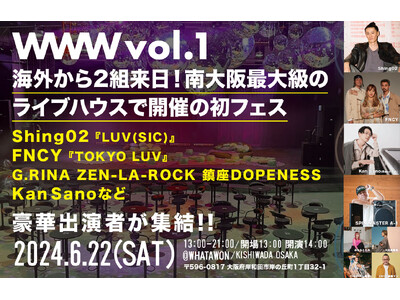 親子で楽しめる！音楽フェス「WWWvol.1」とこども縁日を同時開催。世界で活躍するアーティストShin...