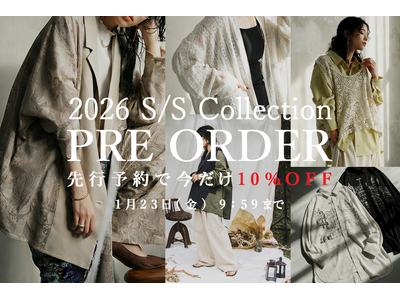 【先行予約会開催】antiqua、2026春夏コレクションを先行公開。