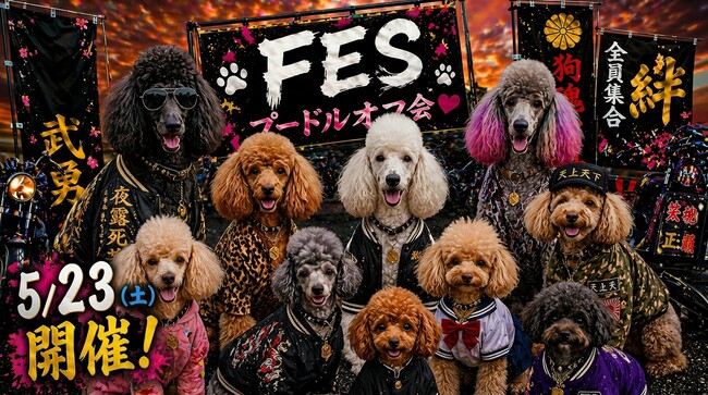 5月23日、WHATAWONがモフモフだらけに！プードルオフ会を開催