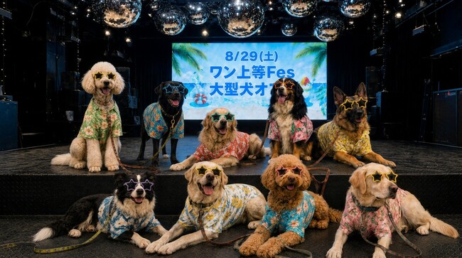 猛暑でも大型犬と快適に遊べる。WHATAWONが室内イベント「ワン上等Fes Summer Party」を8月29日開催