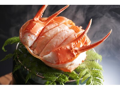 兵庫・湯村温泉「湧泉の宿ゆあむ」、秋の味覚「香住ガニ」のふっくらとした身と濃厚なカニ味噌餡を味わう宿泊プランを販売開始